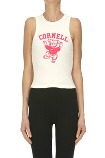 Cropped ribbed tank top Wilde Donkey