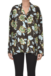Flower print silk shirt Balia 8.22