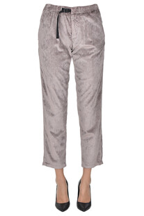 Corduroy trousers White Sand