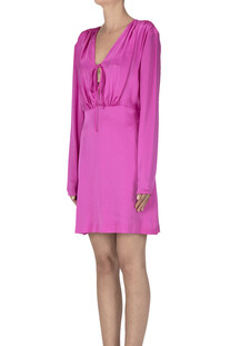 Satin mini dress Semicouture