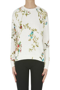 Pullover stampa floreale Semicouture