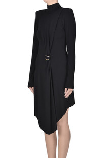 Abito in jersey asimmetrico Elisabetta Franchi