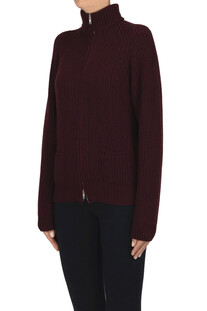 Ribbed knit cardigan Base Milano