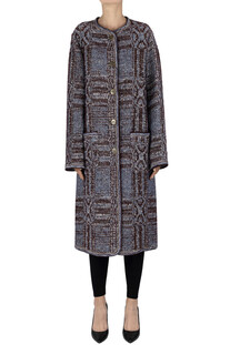 Cappotto in panno jacquard  Etro