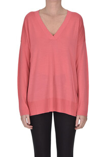 Pullover oversize in lana  Allude