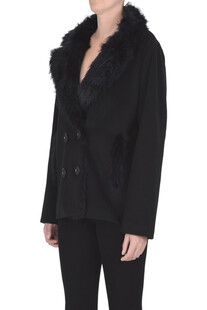 Eco-fur inserts jacket Tavus Milano