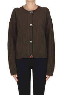 Jewel button-fastenings cardigan Liu Jo