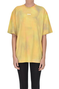 T-shirt oversize tie dye MSGM