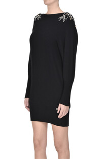 Embellished knitted dress Blugirl