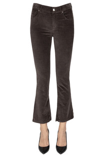 Monica 5 pockets style velvet trousers Re-Hash
