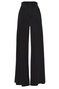 Wide leg velvet trousers D.Exterior