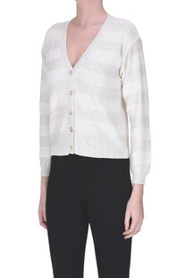 Embellished striped cardigan Anneclaire