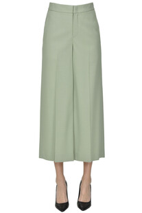 Cropped wool-blend trousers Vince