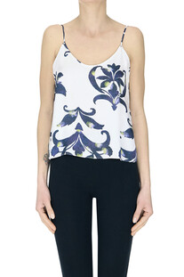 Top lingerie cropped in satin Forte_Forte