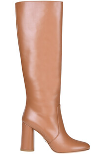 Nappa leather high leg boots Sergio Levantesi