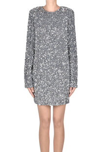 Abito in velluto con paillettes Elisabetta Franchi