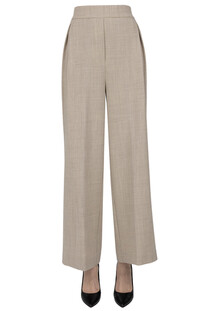 Pantaloni ampi in lana Kiltie