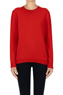 Rounded neckline cashmere pullover That's Alyki