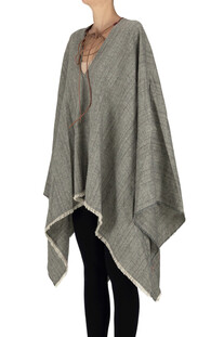 Poncho in misto lana Fortela
