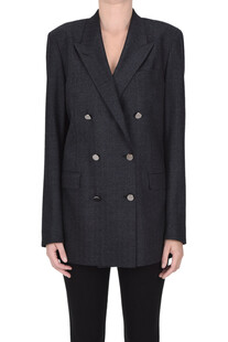 Jasmine harringbone double-breasted blazer Tagliatore