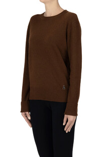 Rounded neckline cashmere pullover Patrizia Pepe
