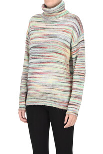 Pullover dolcevita multicolore FRNCH