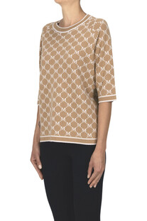Pullover Portici stampa logo 'S Max Mara