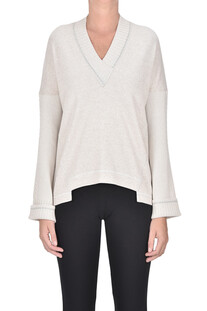 Pullover in maglia stile felpa  D.Exterior
