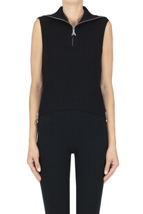 Ribbed knit gilet Patrizia Pepe