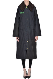 Cappotto Burghley Barbour X Ganni