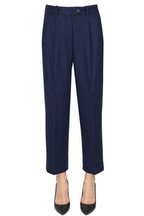 Pantaloni in misto lana con pinces Circolo 1901