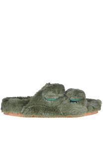 Eco-fur slides PAO Piano Zero