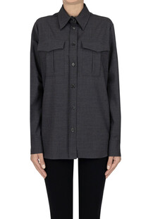 Camicia in fresco lana P.A.R.O.S.H.