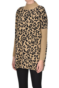 Oversized animal print pullover Snobby Sheep