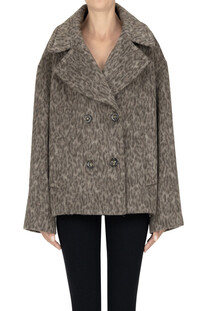 Peacoat stampa animalier Cinzia Rocca Icons