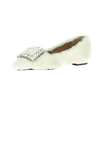 Amaia eco-fur ballerinas Festa