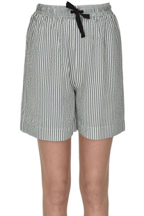 Striped lyocell shorts Bellerose