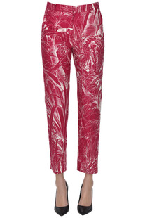 Pantaloni slim stampati RED Valentino