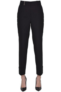 Cropped cotton trousers Peserico