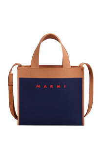Jacquard fabric shopping bag Marni