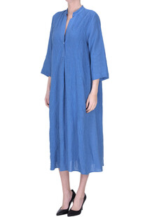 Embroidered linen wide dress Why Ci