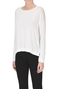 Long sleeves cupro t-shirt Wool&Co