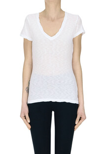T-shirt con scollatura a V James Perse