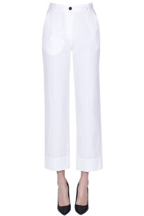Cotton trousers Massimo Alba
