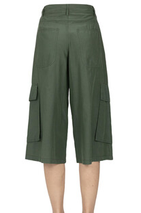 Bermuda stile cargo in seta e cotone Kiltie