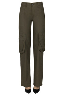Textured cargo trousers Grifoni