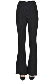 Ribbed stretch trousers Malloni