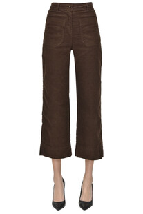 Cropped corduroy trousers Sessun