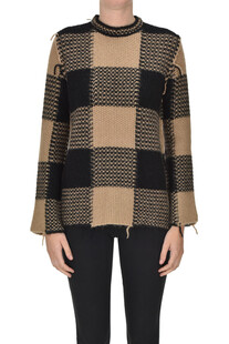 Checked print pullover  RED Valentino