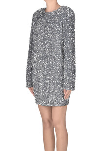 Abito in velluto con paillettes Elisabetta Franchi